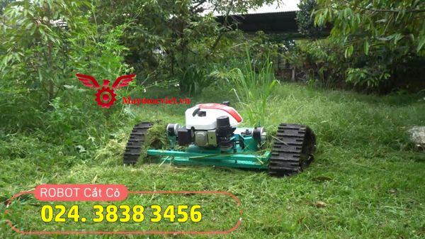 Máy cắt cỏ bánh xích điều khiển từ xa Vinmax RB7HP