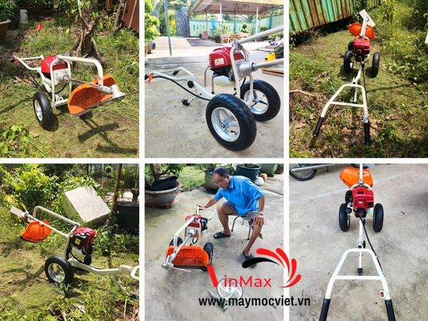 Máy cắt cỏ đẩy tay Volga Honda GX35 VB-55D