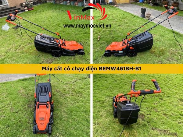 Máy cắt cỏ chạy điện Black Decker BEMW461BH-B1