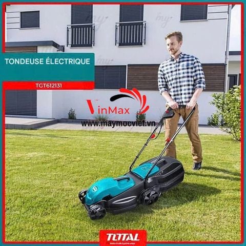 Máy Cắt Cỏ Đẩy Tay Total Dùng Điện 1200W TGT612131