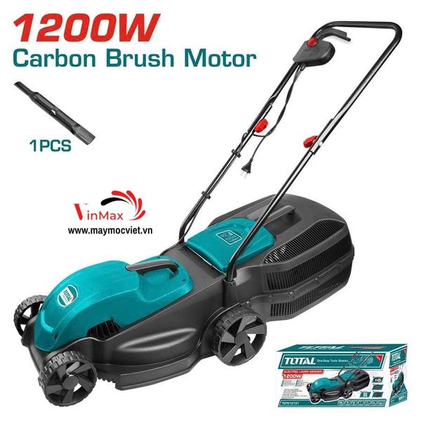 Máy Cắt Cỏ Đẩy Tay Total Dùng Điện 1200W TGT612131