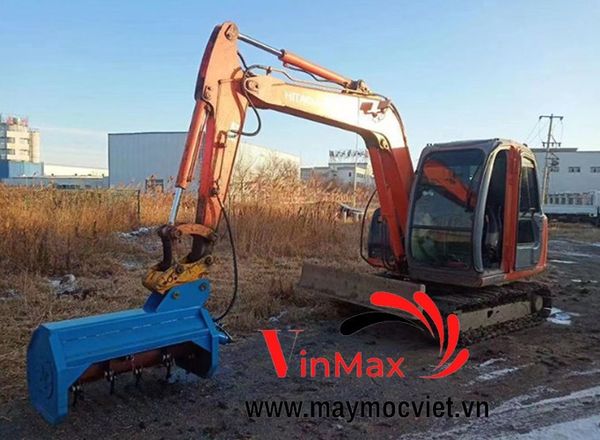Máy cắt cỏ vành đai gắn máy xúc Vinmax VM CBMX75