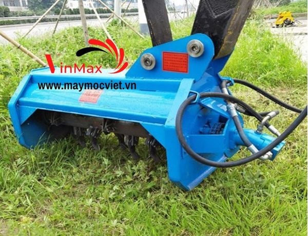 Máy cắt cỏ vành đai gắn máy xúc Vinmax VM CBMX75
