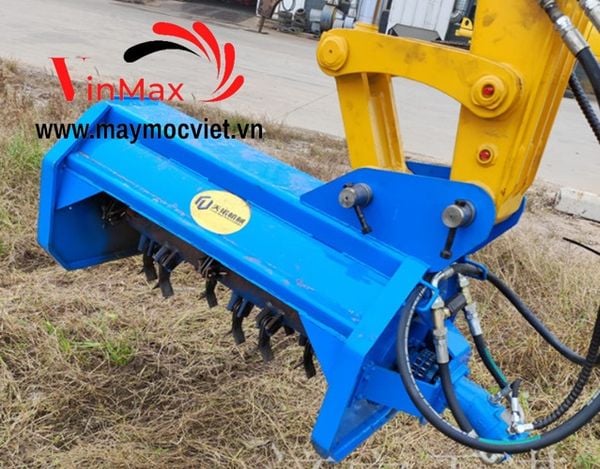 Máy cắt cỏ vành đai gắn máy xúc Vinmax VM CBMX75