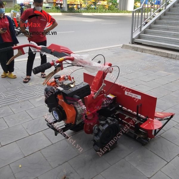 Máy cắt cỏ, cắt lúa xếp dãy chạy dầu Vinmax VMXD173
