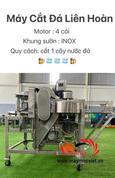 Máy cắt nước đá liên hoàn tự động VINMAX VMD438