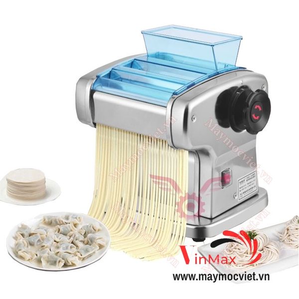 Máy cán bột làm há cả, máy cắt sợi mì vằn thắn Vinmax VMC135