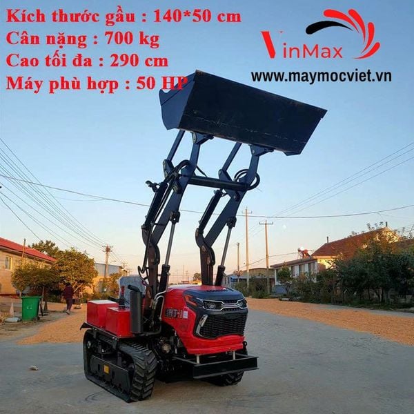 Máy làm đất đa năng bánh xích Turbo TBC50