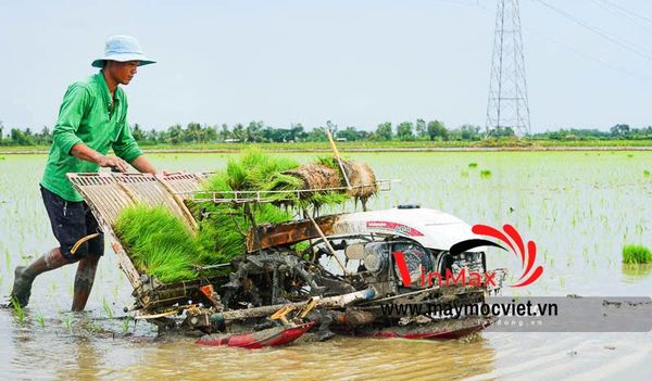 Máy cấy lúa đảy tay 4 hàng Turbo 2Z-455E