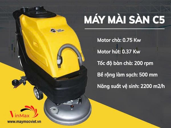 Máy mài nền nhà xưởng Jiansong C5