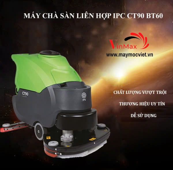 Máy chà sàn liên hợp IPC CT90 BT60