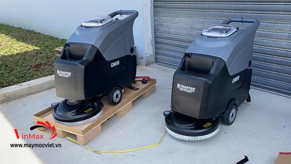 Máy chà sàn nhà xưởng KRAFFER GM50 dùng điện