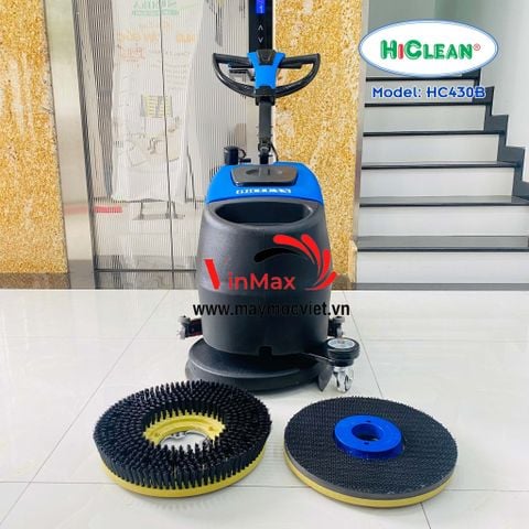 Máy chà sàn nhà xưởng HiClean HC430B (dùng bình)