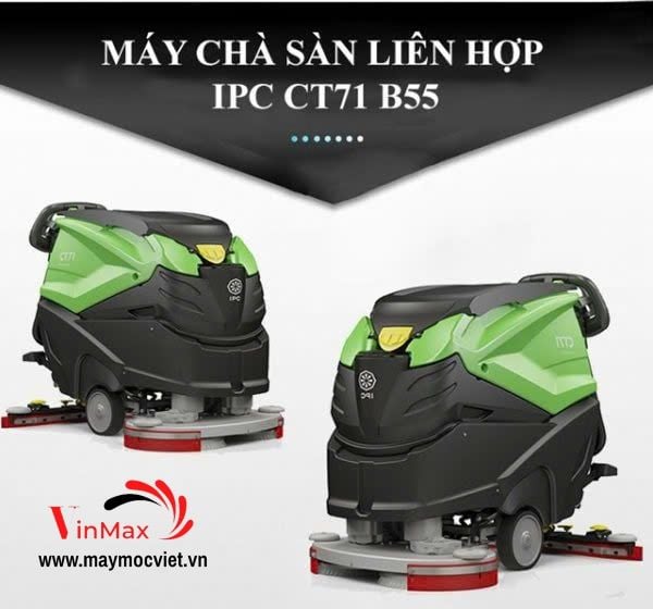 Máy chà sàn liên hợp IPC CT71 B55