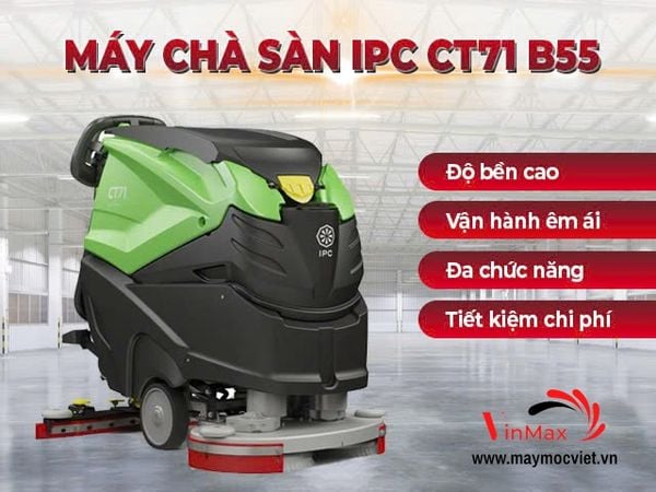 Máy chà sàn liên hợp IPC CT71 B55
