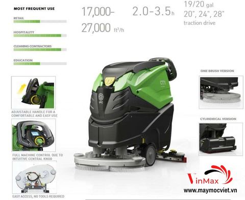 Máy chà sàn liên hợp IPC CT71 BT60