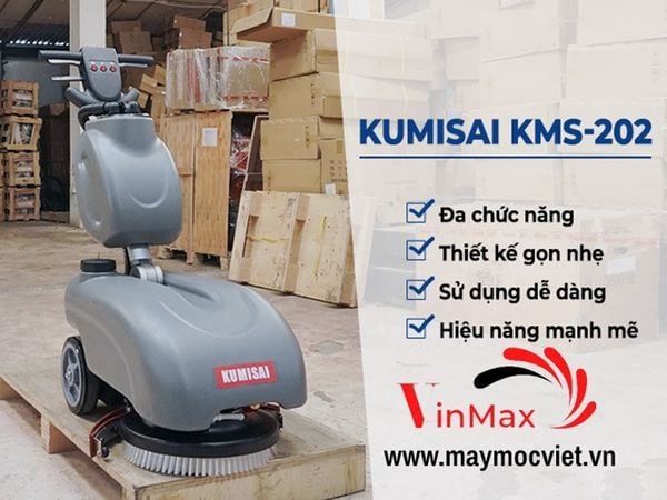 Máy chà sàn liên hợp mini Kumisai KMS-202