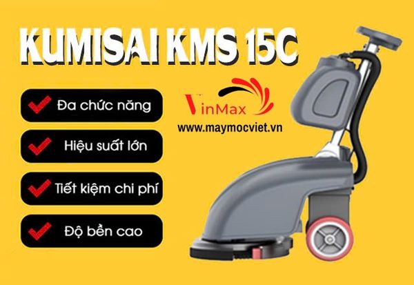 Máy chà sàn liên hợp Kumisai KMS15C