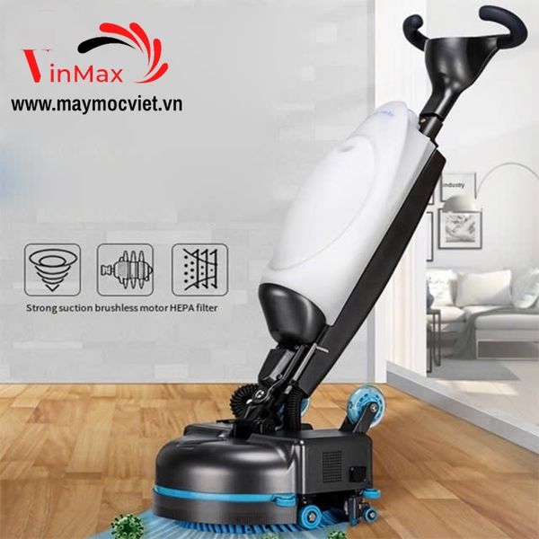 Máy Chà Sàn Liên Hợp Kumisai KMS-180 Ắc Quy