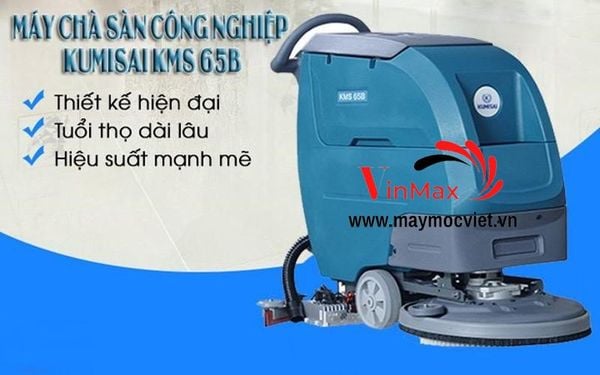 Máy chà sàn liên hợp Kumisai KMS 65B (Ắc quy)