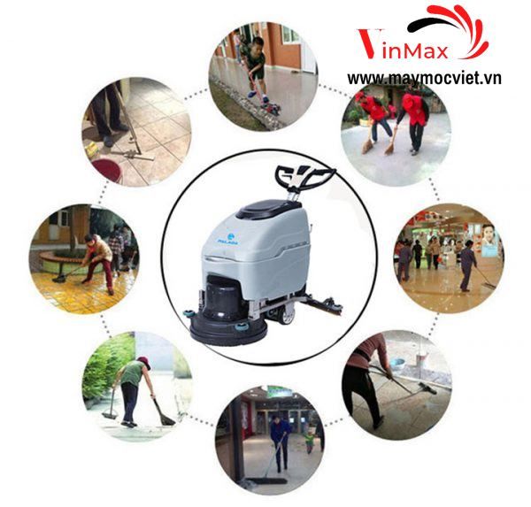 Máy Chà Sàn Liên Hợp Cánh Bướm Palada PD2A