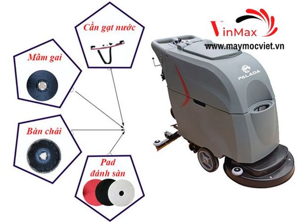 Máy chà sàn liên hợp Palada PD-70C
