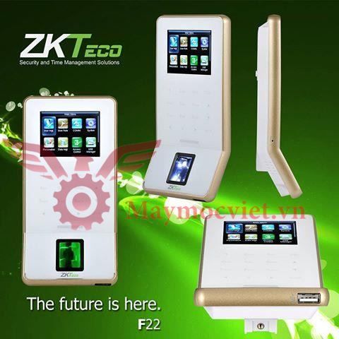 Máy chấm công Và Kiểm Soát cửa ZKTEco F22