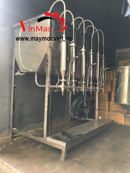 Máy chiết rót 6 vòi không dùng điện Vinmax VMR06