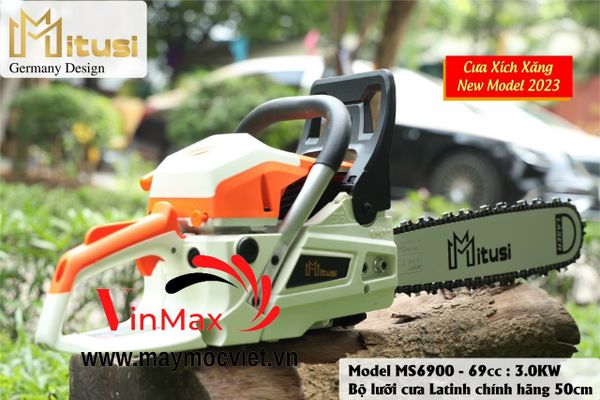 Máy cưa xích 2 thì Mitusi MS6900 3KW