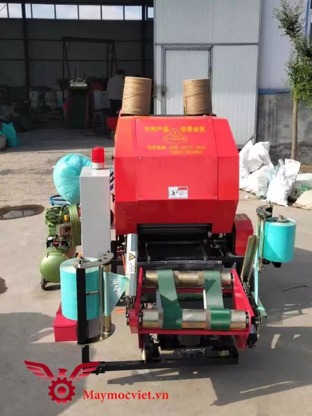 Máy cuốn cỏ bọc màng ủ chua 2 lô cuốn VINMAX VMBM02