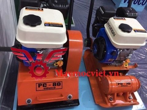 Máy đầm bàn PC80 động cơ Honda Thái GX200