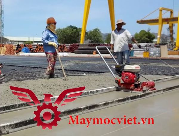 Máy đầm bàn PC80 động cơ Honda Thái GX200