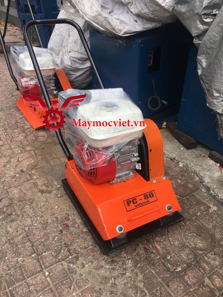 Máy đầm bàn PC80 động cơ Honda Thái GX200