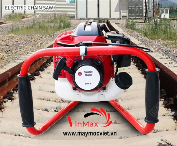 Máy đầm đường ray, đường sắt chạy xăng TBT520