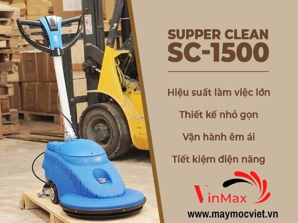 Máy đánh bóng sàn Supper Clean AS 1500