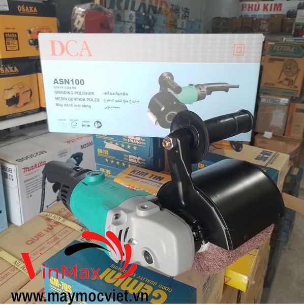 Máy đánh sọc inox DCA ASN100 công suất 1200w