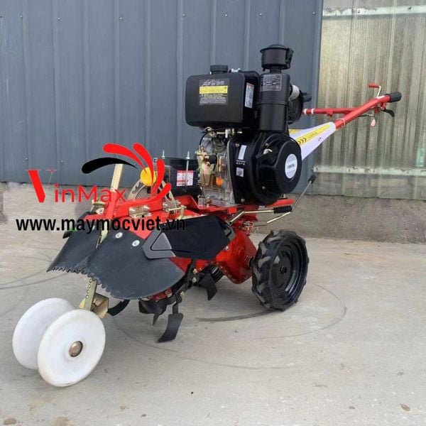Máy cày xới đào rãnh làm đất chạy dầu Kawasaki KW178 F