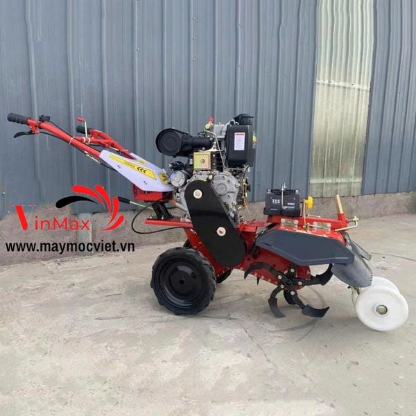 Máy cày xới đào rãnh làm đất chạy dầu Kawasaki KW178 F