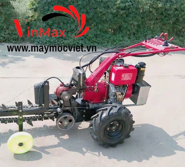Máy đào rãnh chôn ống nước tự hành Kawasaki VMD1800