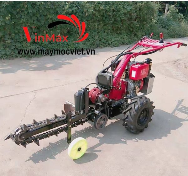 Máy đào rãnh chôn ống nước tự hành Kawasaki VMD1800