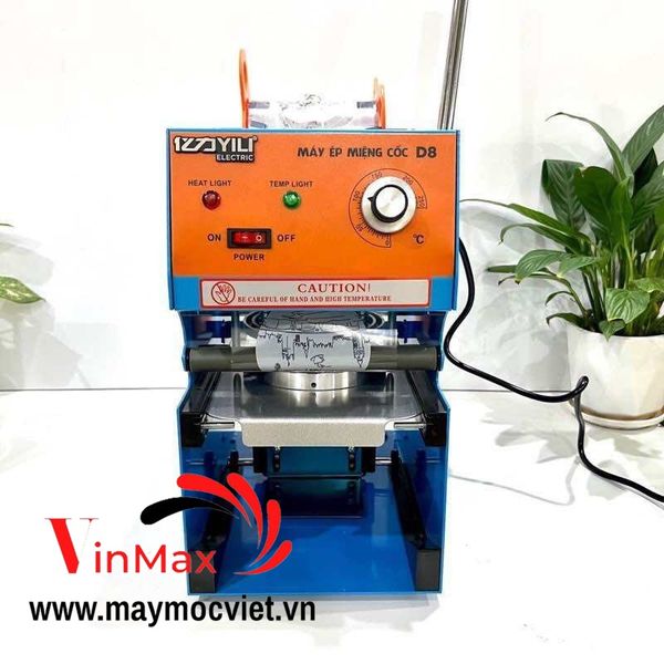 Máy Dán Miệng Nắp Cốc Eton  D8