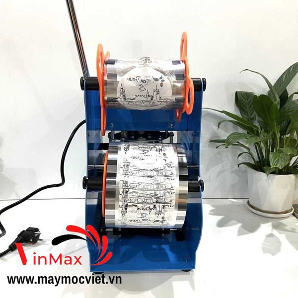 Máy Dán Miệng Nắp Cốc Eton  D8