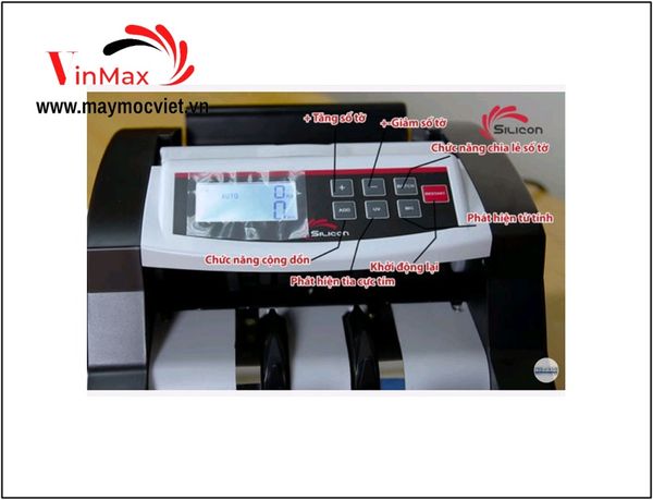 Máy Đếm Tiền Thế Hệ Mới Silicon MC-2700