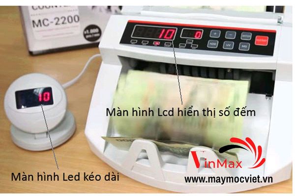 Máy Đếm Tiền Thế Hệ Mới Silicon MC2200