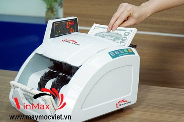Máy Đếm Tiền Thông Minh Phát Hiện Tiền Siêu Giả Silicon MC-8600