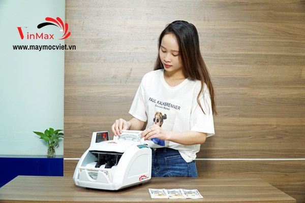 Máy Đếm Tiền Thông Minh Phát Hiện Tiền Siêu Giả Silicon MC-8600
