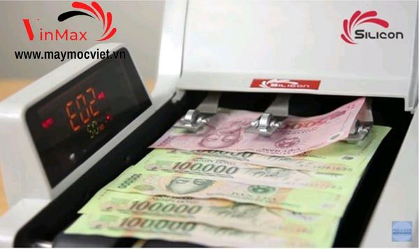 Máy Đếm Tiền Thông Minh Phát Hiện Tiền Siêu Giả Silicon MC-8800