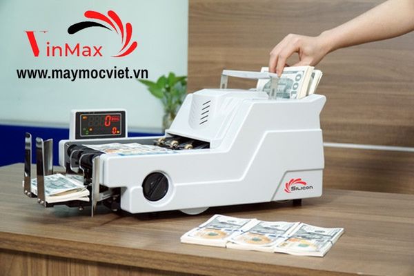 Máy Đếm Tiền Thông Minh Phát Hiện Tiền Siêu Giả Silicon MC-8800