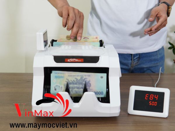 Máy Đếm Tiền Thông Minh Phát Hiện Tiền Siêu Giả Silicon MC-8900