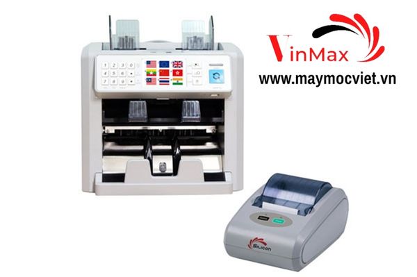 Máy Đếm Tiền Thông Minh Thế Hệ Mới Silicon MC-8PLUS (COMBO)